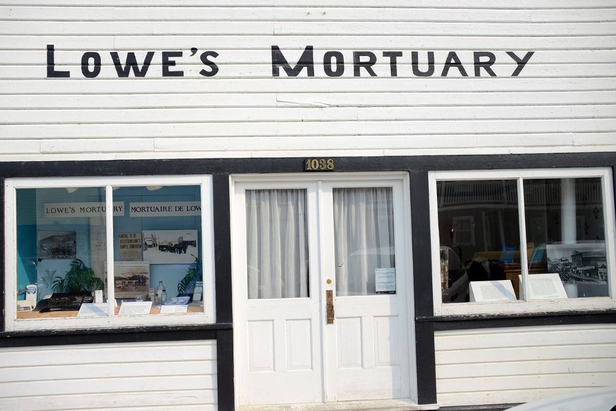 23A Lowes Mortuary From 1898-1901 Is A Long Low Single-storied Structure Of Log And Wood Frame Construction In Dawson City Yukon